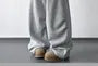 Drawstring Waist Two Tone Baggy Sweatpants