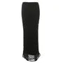 L - Long Sleeve Square-Neck Plain Corset Top