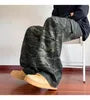 Mid Rise Camo Print Bootcut Cargo Pants