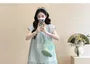 Maternity Short-Sleeve Plain Blouse / Shorts / Set