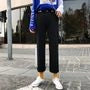 Mid Rise Straight Leg Jeans