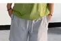 Drawstring Waist Plain Cargo Shorts