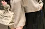 Couple Matching Mock Neck Plain Sweater / Mini Sweater Dress
