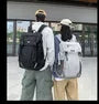 Plain Label Applique Buckled Flap Backpack