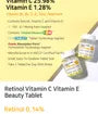 Retinol Vitamin C Vitamin E Beauty Tablet