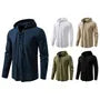 Lace-Up Plain Hoodie