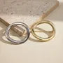 Irregular Oval Alloy Brooch
