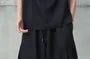 Sleeveless Draped Plain Top