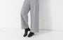 [L - 3XL] Camp Collar Plain Long-Sleeve Blouse