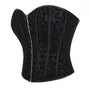 Strapless Sweetheart Neck Leopard Print Bustier Top