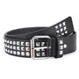 Faux Leather Studded Belt