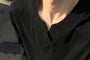 Long Sleeve V-Neck Plain T-Shirt