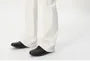 Mid Rise Plain Boot Cut Jeans