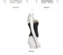 Studded Hook And Eye Panel Faux Fur Tube Top / Mid Rise Plain Mini Pencil Skirt / Belt