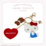 Sanrio Characters Glitter Mirror Bag Charm Hello Kitty