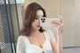 Short Sleeve Square Neck Two Tone Bow Detail Ruched Mini Bodycon Dress