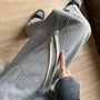 High Waist Plain Wide Leg Sweatpants