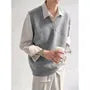 V-Neck Plain Sweater Vest