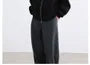 Stand Collar Plain Panel Zip Hoodie