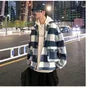 Collar Plaid Button Jacket