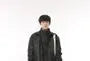 Plain Zip Jacket / Zip Utility Vest / High Waist Wide Leg Pants