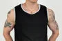 Crewneck Contrast Trim Tank Top