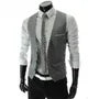 Plain Single-Breasted Vest