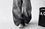 Mid Rise Washed Barrel Leg Baggy Jeans