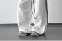 Drawstring Waist Striped Panel Baggy Sweatpants