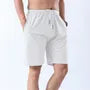 Drawstring Waist Plain Sweat Shorts