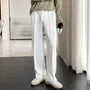 Drawstring Waist Plain Sweatpants