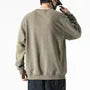 Crew Neck Jacquard Panel Sweatshirt