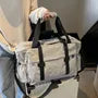 Drawstring Panel Duffel Bag