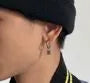 Lock Stainless Steel Dangle Earring