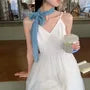 Plain Pleated Mesh Scarf