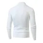 Long-Sleeve Mock Neck Half-Zip Knit Top