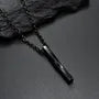Stainless Steel Bar Pendant Necklace