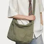 Plain Canvas Crossbody Bag