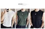 Crew Neck Plain Perforated Knit Tank Top