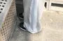 Unisex Drawstring Waist Two-Tone Sweatpants