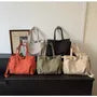 Plain Nylon Crossbody Tote Bag