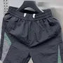 Drawstring Waist Color Block Shorts