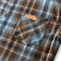Long-Sleeve Plaid Button-Up Shirt
