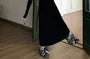 Long Sleeve Crew Neck Plain Henley Bodycon Maxi Dress