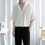 Short-Sleeve Plain Shirt