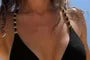Metal Bead Plain Bikini Top