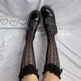 Plain Lace Knee High Socks / Over The Knee Socks