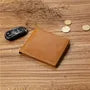Genuine Leather Bifold Short Wallet