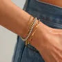 Chained Metallic Bracelet