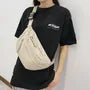 Plain Canvas Belt Bag
